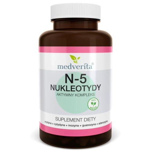 Medverita - N-5 nukleotydy aktywny kompleks - 60 kapsułek Medverita - N-5 nukleotydy aktywny kompleks - 60 kapsułek
